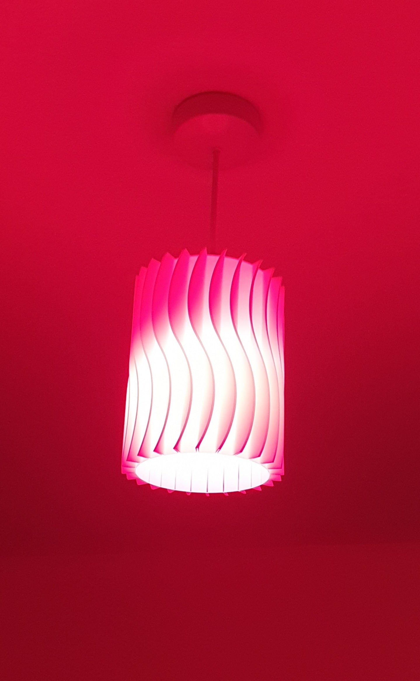 Wave design lamp shade