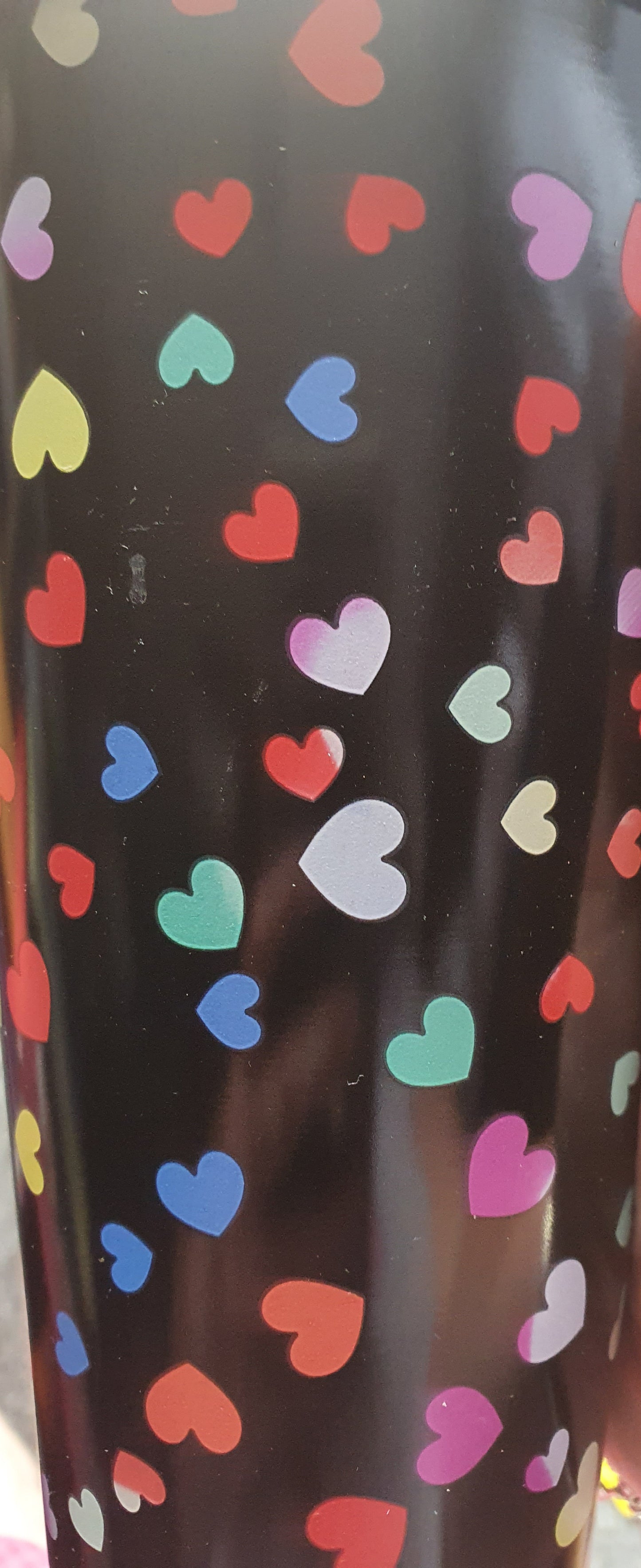 Heart colour changing cold cup