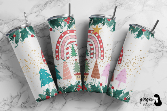 Christmas skinny tumbler designs