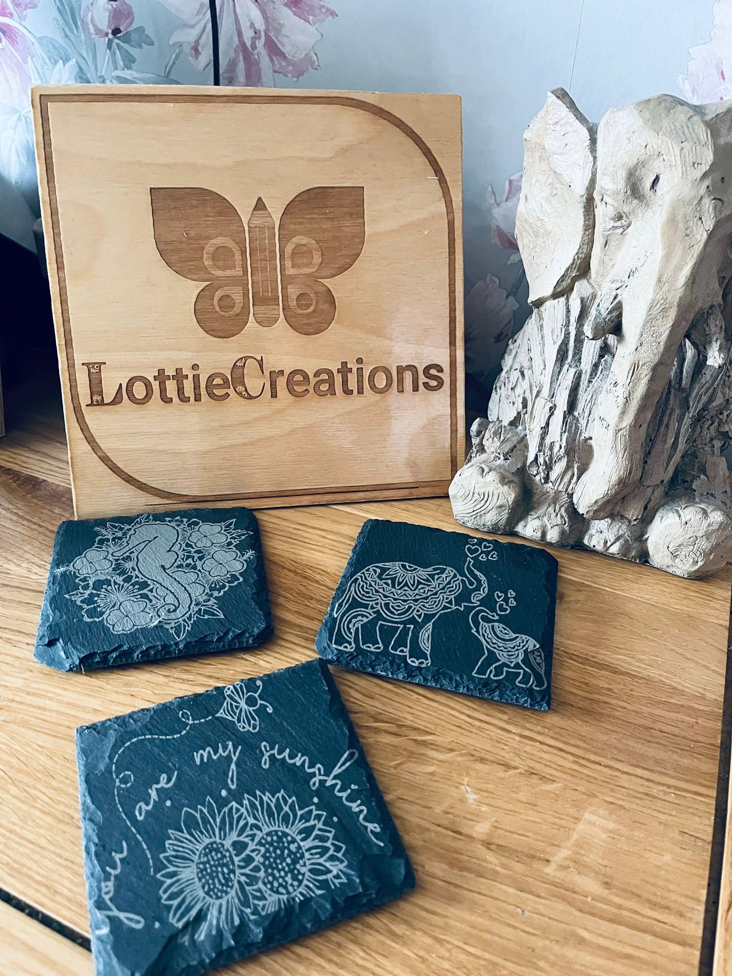 Slate coaster